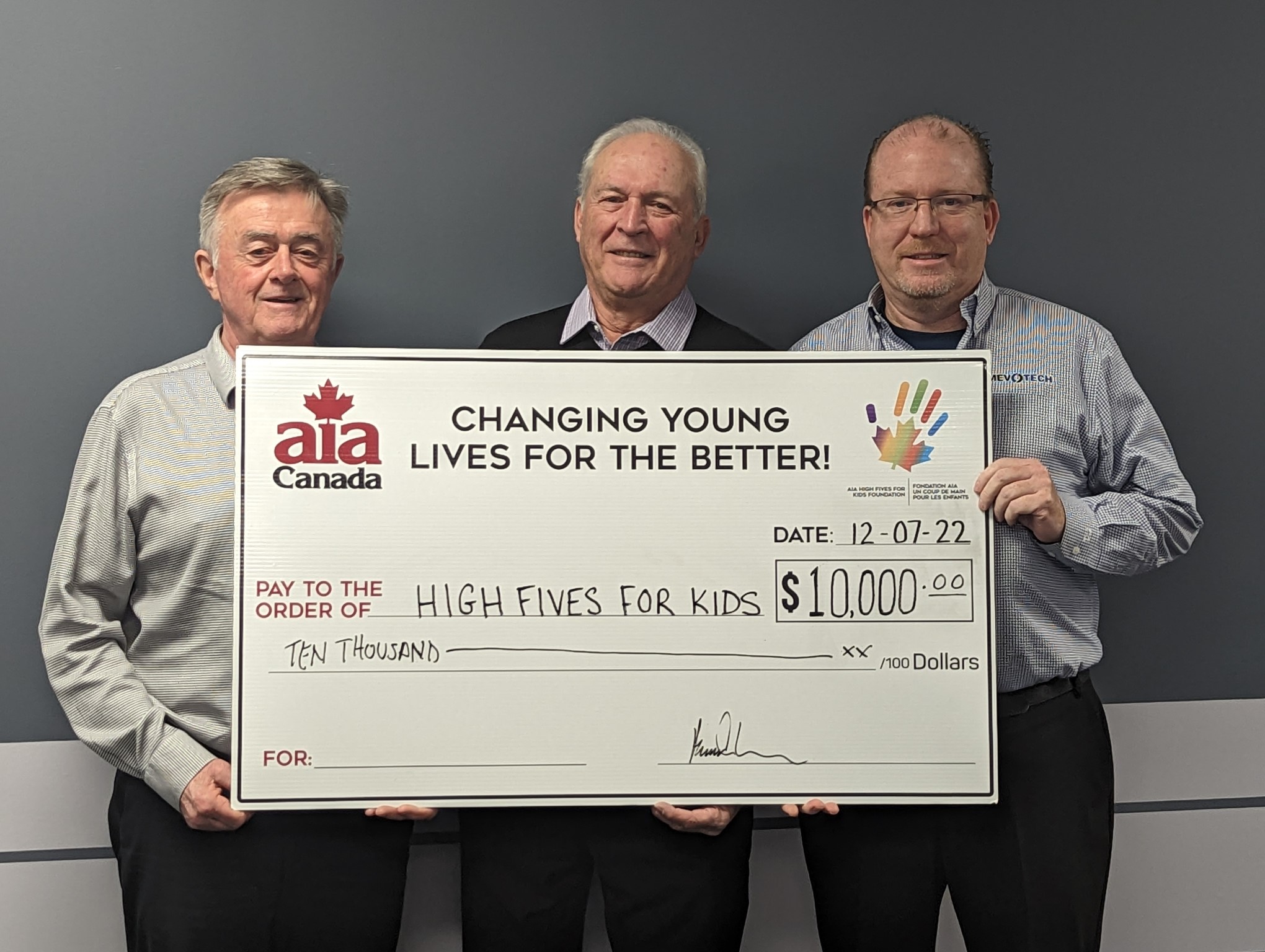 La division de l’Ontario de l’AIA Canada soutient la Fondation